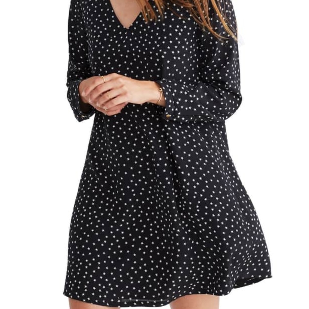 Madewell Silk Button Back Dress Size S sold out